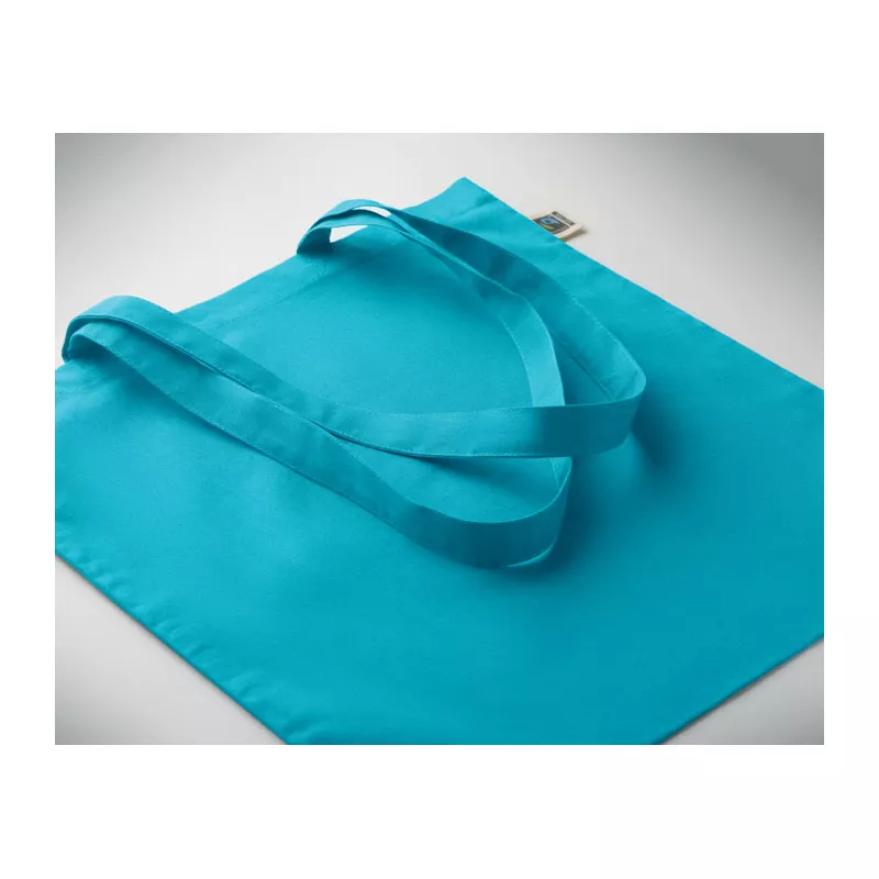 Torba bawełniana Fairtrade 180 g/m² OSOLE+ COLOUR - Turkusowy (MO2589-12)