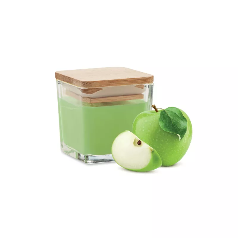 Świeca zapachowa z wosku roślinnego 50 g PILA - Limonka (MO2235-48)