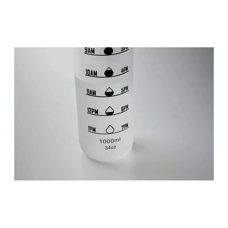 Butelka sportowa RPET 1000 ml ISFORDEN MARK - Przezroczysty Bialy (MO2672-26)