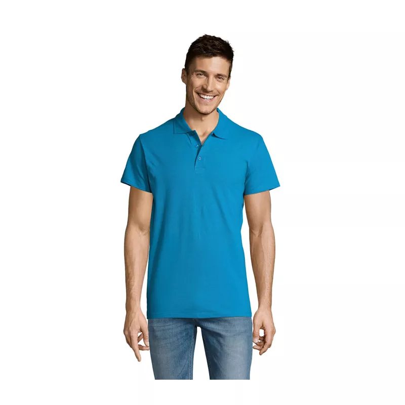 Koszulka polo męska piqué 170 g/m² Sol's SUMMER II - Aqua (S11342-AQ)