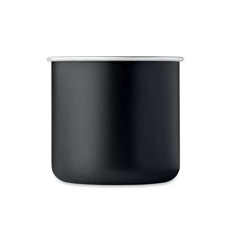 Kubek ze stali z recyklingu 300 ml CARIBU - Czarny (MO2226-03)