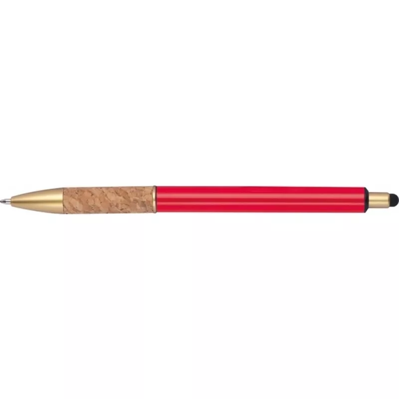 Długopis metalowy touch pen CAPRI - czerwony (369005)