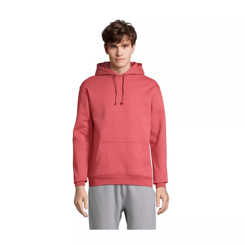 Bluza unisex z kapturem 280 g/m² Sol's CONDOR - Folk Pink Twin (S03815-FY)