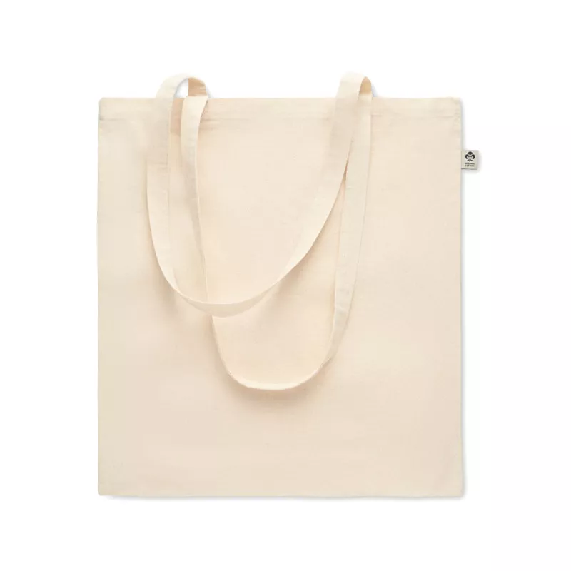 Torba na zakupy z bawełny organicznej 180 g/m² NUORO - Bezowy (MO6632-13)