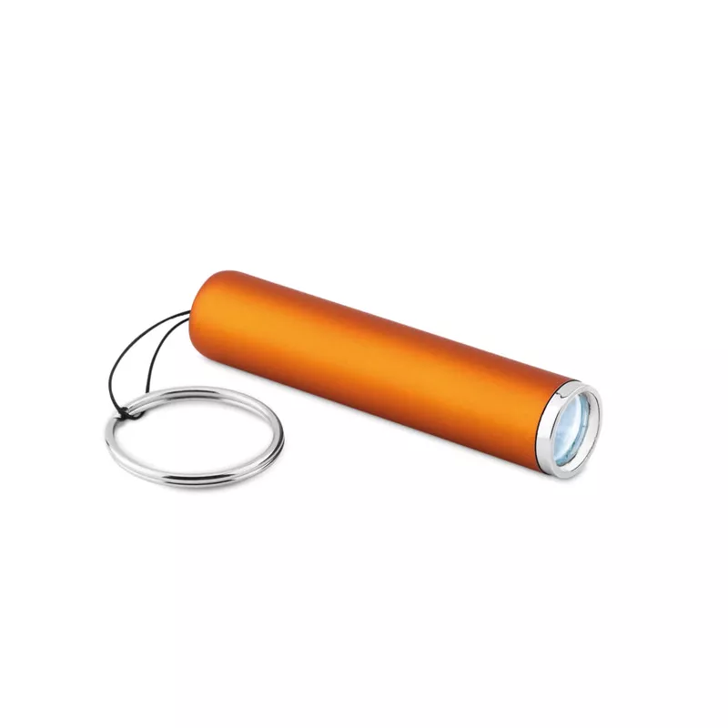 Brelok z latarką LED i podświetleniem SANLIGHT - Pomaranczowy (MO9469-10)