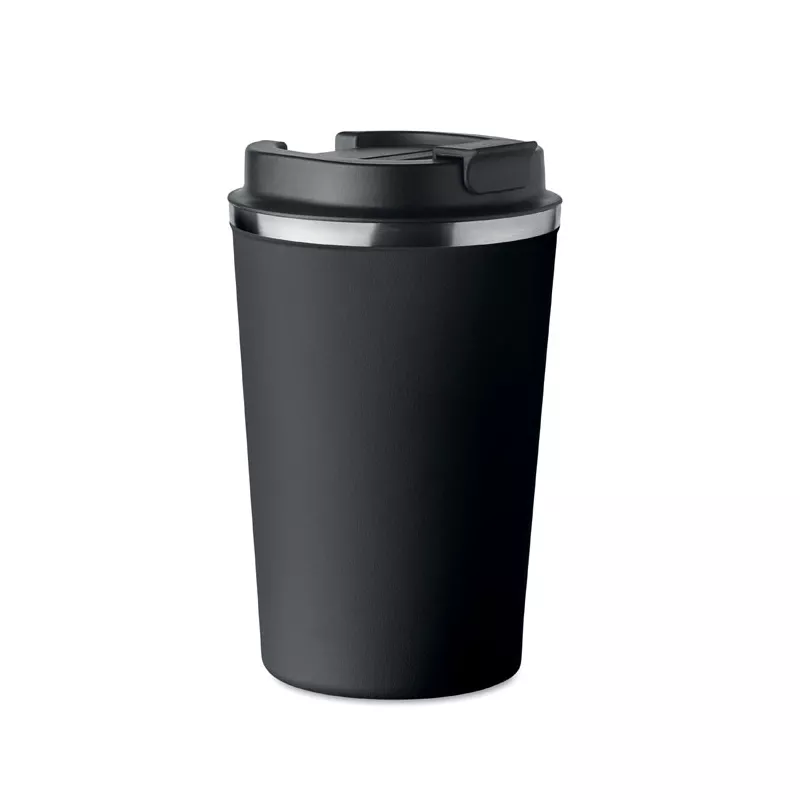 Kubek termiczny ze stali 350 ml BRACE - Czarny (MO6276-03)