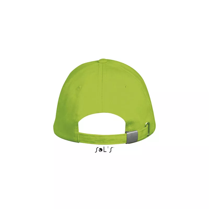 Czapka z daszkiem 5-panelowa 260 g/m² Sol's LONG BEACH - Lime (S00594-LM)