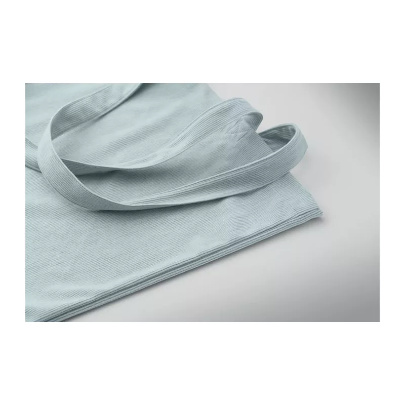 Torba sztruksowa z długimi uchwytami 220 g/m² CORDY B - Baby Blue (MO2874-66)