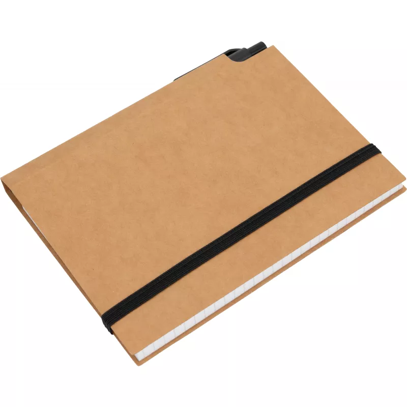 Notatnik A6 w kratkę NATALIA - brązowy (2058101)