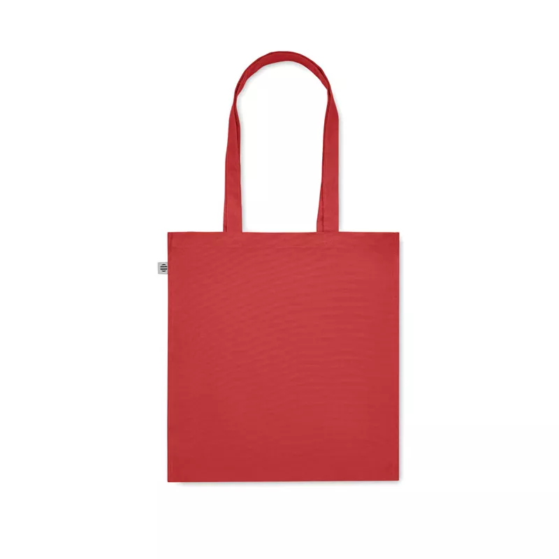Torba z bawełny organicznej 220 g/m² BENTE COLOUR - Czerwony (MO2197-05)