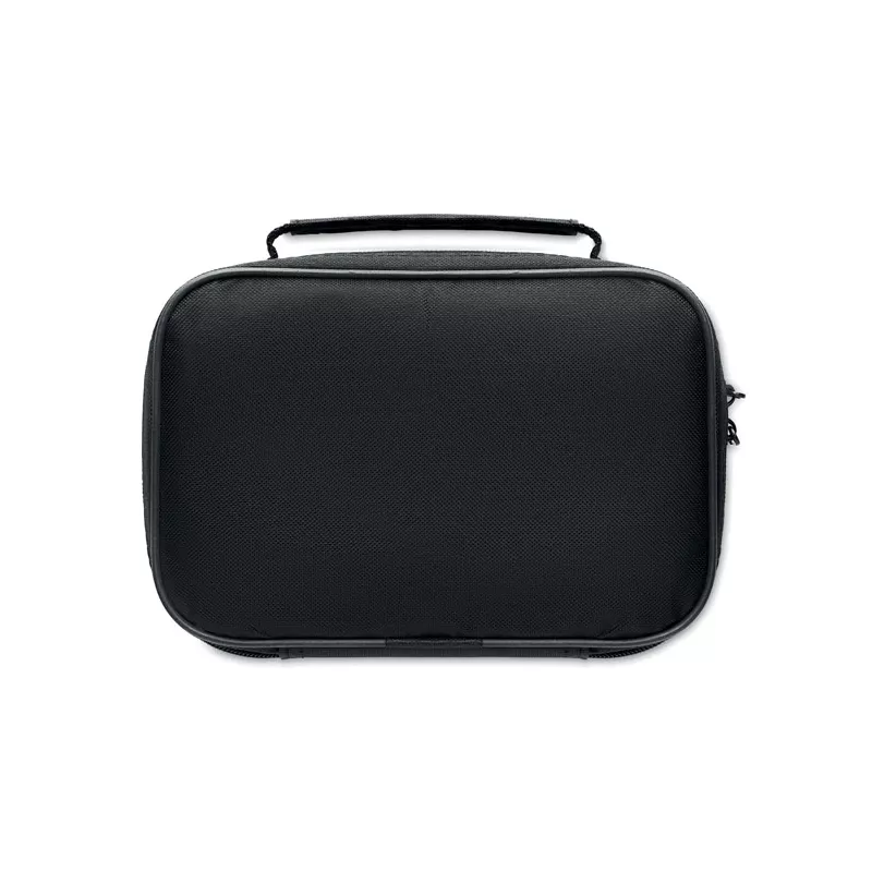 Zestaw do gry w bule w etui z poliestru OTHO - Czarny (MO8633-03)