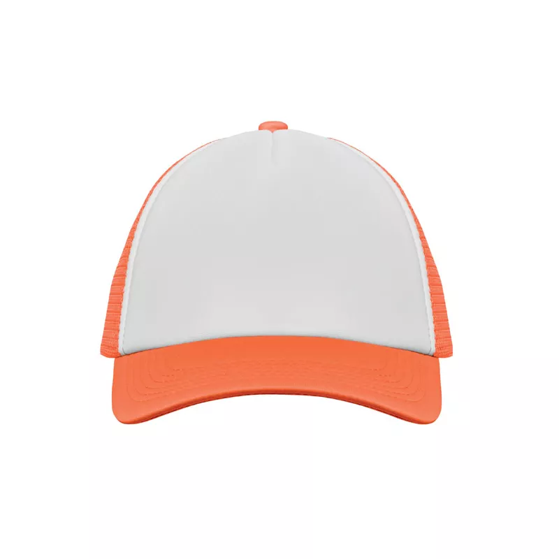 Czapka trucker 5-panelowa 150 g/m² BUBBLE - Fluorescencyjny Pomaranczowy (MO2269-71)