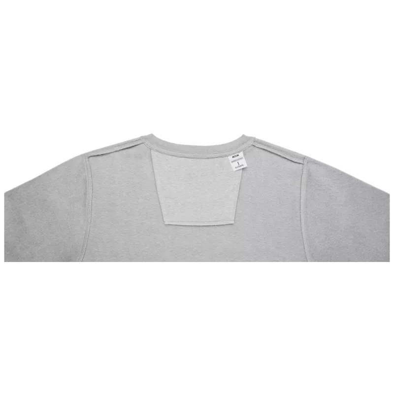 Damska bluza z okrągłym dekoltem Zenon - Szary melanż (38232-H_GREY)