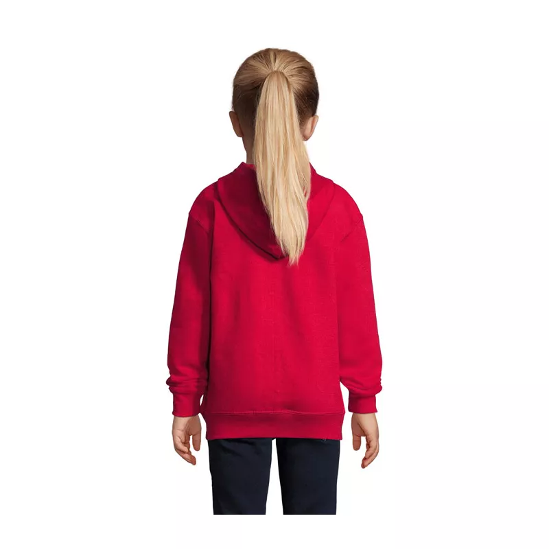 Bluza dziecięca z kapturem 260 g/m² Sol's STONE KIDS - Czerwony (S02092-RD)