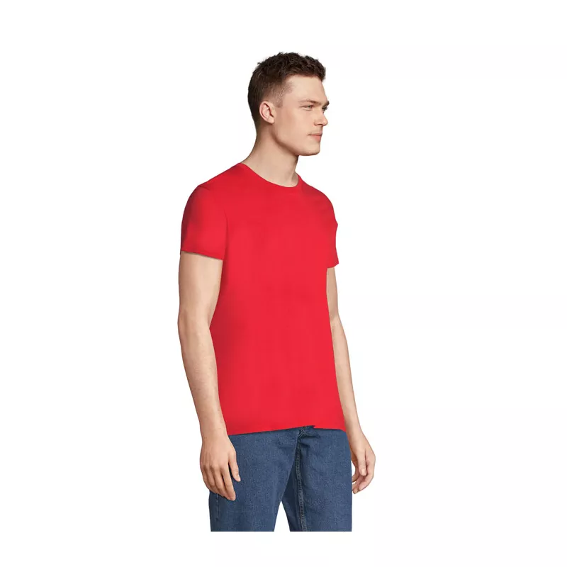 Koszulka męska organiczna 175 g/m² Sol's PIONEER MEN - Bright Rojo (S03565-BT)