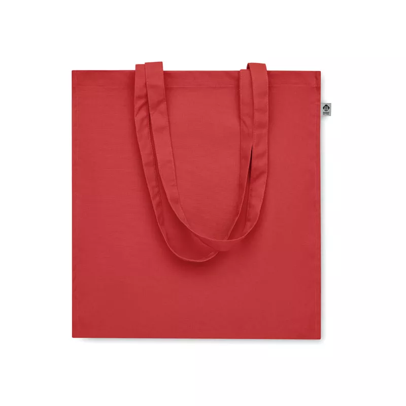 Torba z bawełny organicznej 220 g/m² BENTE COLOUR - Czerwony (MO2197-05)
