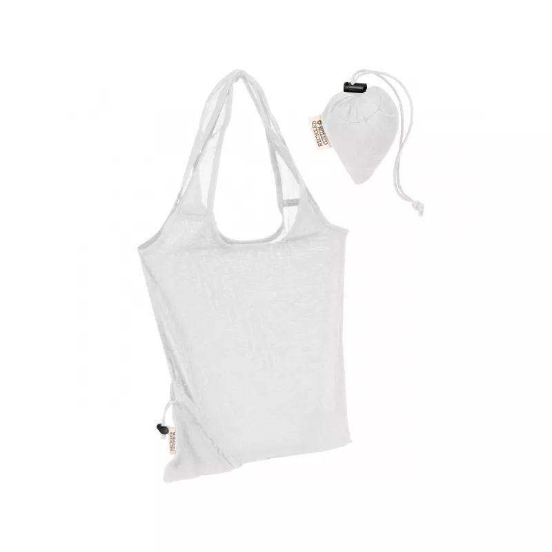 Torba bawełniana z recyklingu 118 g/m2 Modena - biały (526206)