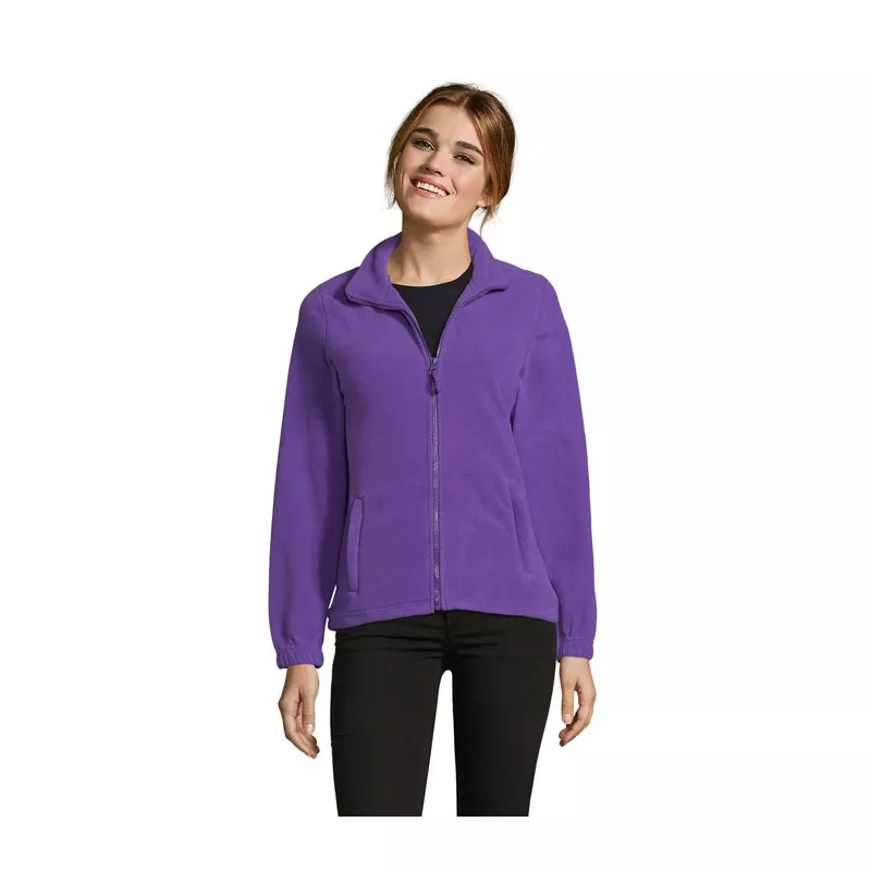Polar damski rozpinany 300 g/m² Sol's NORTH WOMEN - Dark Purple (S54500-DA)