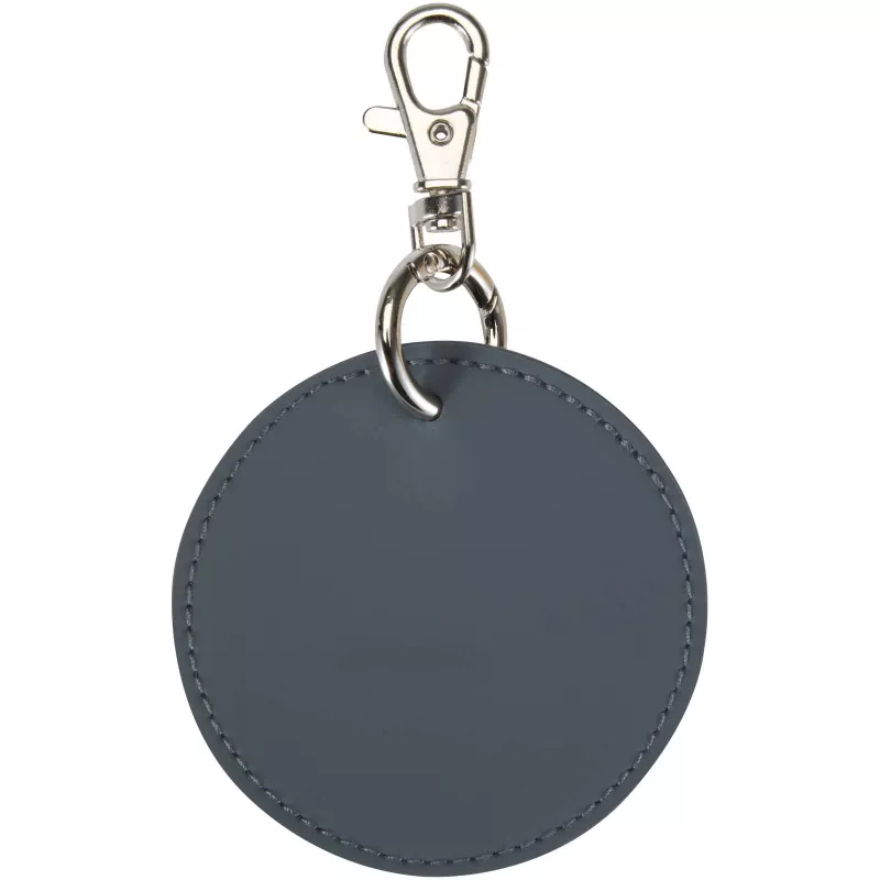 Resi Plus brelok z okrągłą zawieszką z recyklingowanego materiału z certyfikatem GRS  - Hale Blue (13014055)