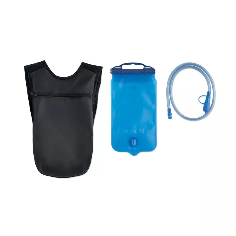 Plecak sportowy z bukłakiem 1500 ml CONFI - Czarny (MO2935-03)