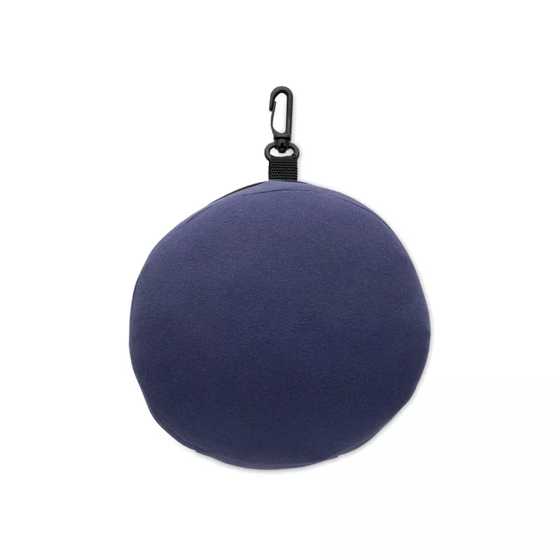 Poduszka podróżna 2 w 1 z maską na oczy SOFT NUIT - Niebieski (MO2907-04)