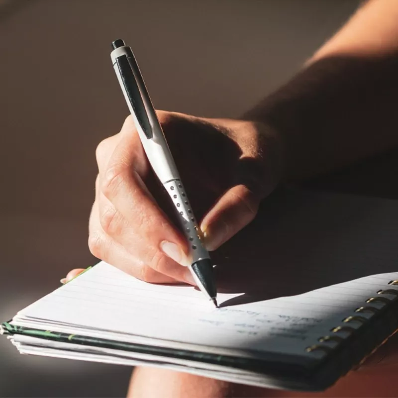 Długopis plastikowy REX - biały (1771706)