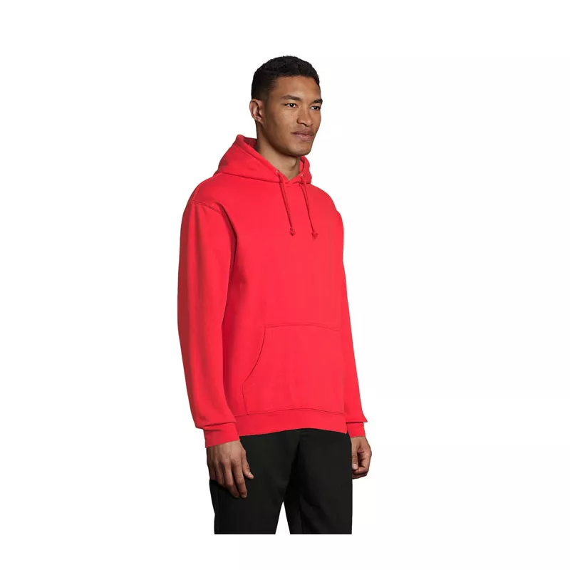 Bluza unisex z kapturem 280 g/m² Sol's CONDOR - Bright Rojo (S03815-BT)