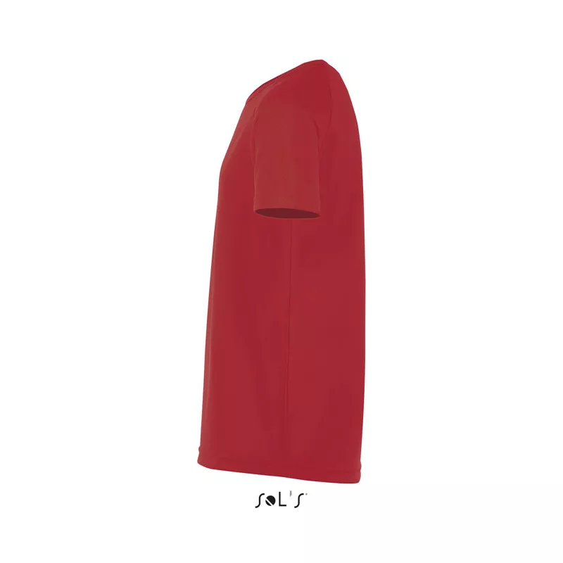 Koszulka sportowa dziecięca 140 g/m² Sol's SPORTY KIDS - Czerwony (S01166-RD)