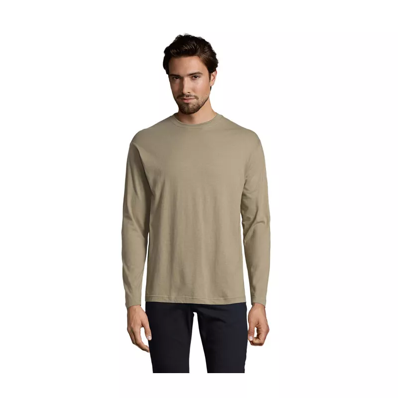 Koszulka męska z długim rękawem 150 g/m² Sol's MONARCH - Khaki (S11420-KH)