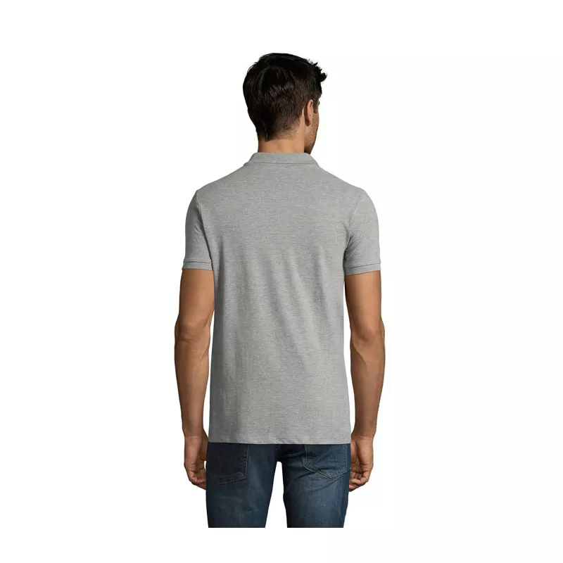 Koszulka polo męska piqué 180 g/m² Sol's PERFECT MEN - Szary Melanż 2 (S11346-GY)