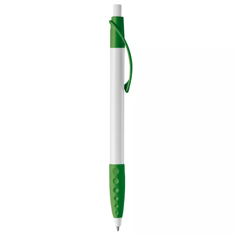 Długopis plastikowy (ABS) Cosmo - biało / zielony (LT87622-N0131)