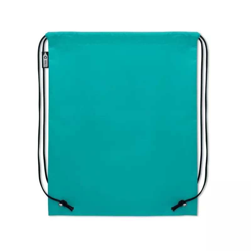 Worek ze sznurkiem z włókniny RPET 80 g/m² DAFFY RPET - Turkusowy (MO2809-12)