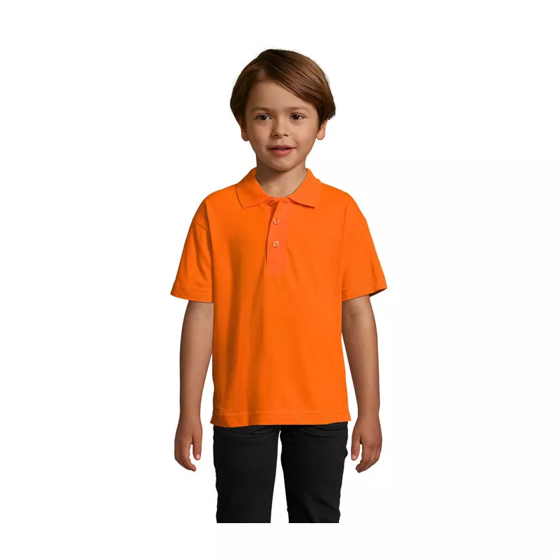 Polo dziecięce piqué 170 g/m² Sol's SUMMER II KIDS - Pomaranczowy (S11344-OR)