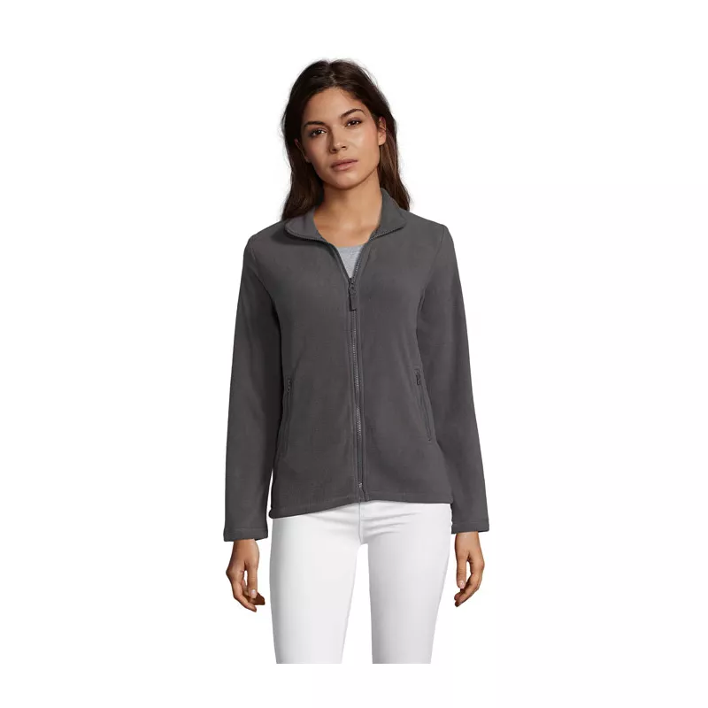 Bluza polarowa damska 220 g/m² Sol's NORMAN WOMEN - Szarość Węgla Drzewnego (S02094-CR)