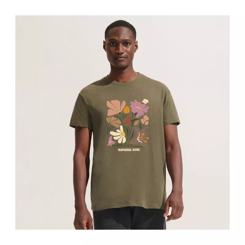 Koszulka unisex bawełniana 150 g/m² Sol's REGENT - Army (S11380-AR)