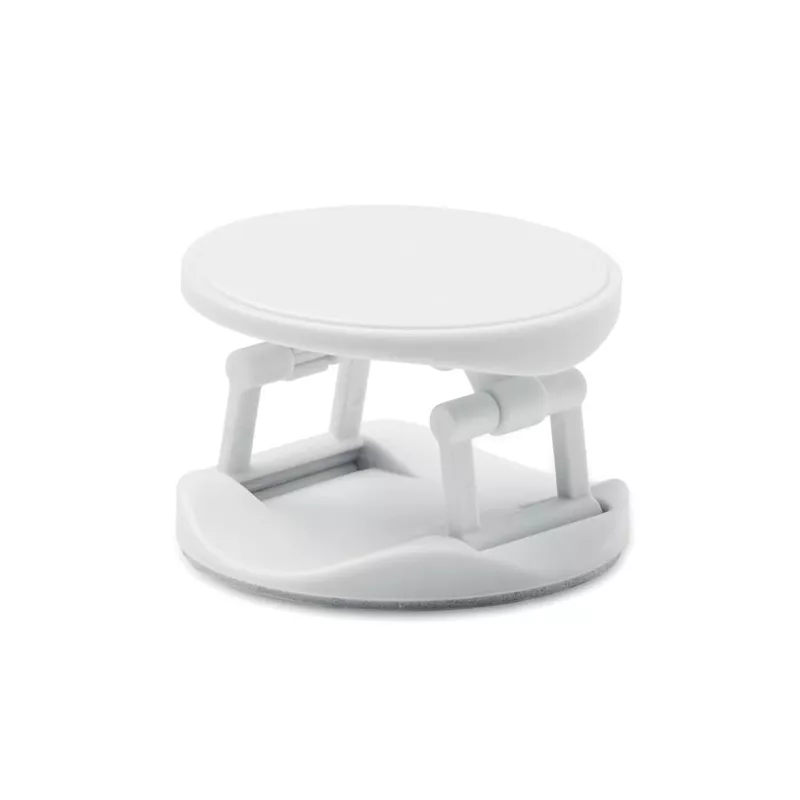 Uchwyt na telefon okrągły składany DOT - Bialy (MO9760-06)