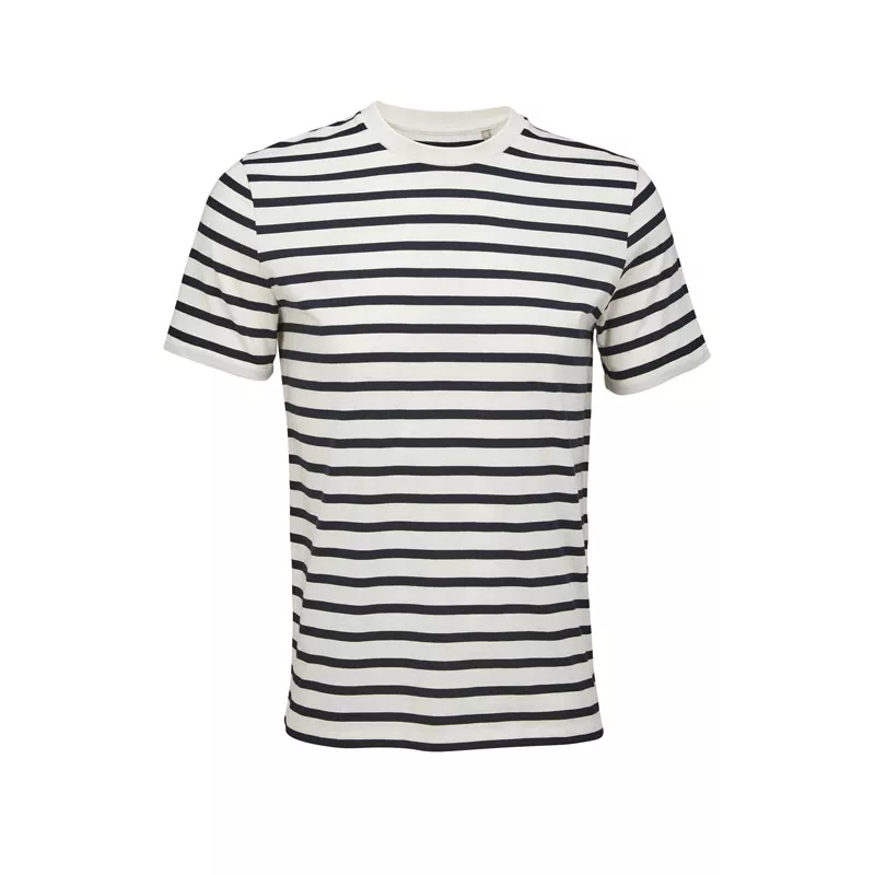 Koszulka unisex organiczna 175 g/m² Sol's LEGEND - Off White| Navy (S03981-AZ)