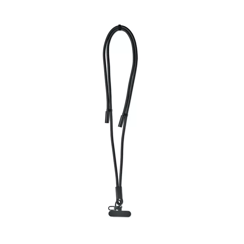 Smycz do telefonu z kablem 60W USB-C COCHARGE - Czarny (MO2618-03)