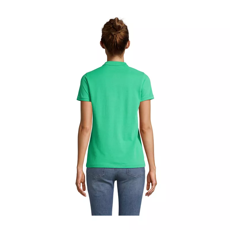 Polo damskie organiczne 170 g/m² Sol's PLANET WOMEN - Wiosenna Zieleń (S03575-EO)
