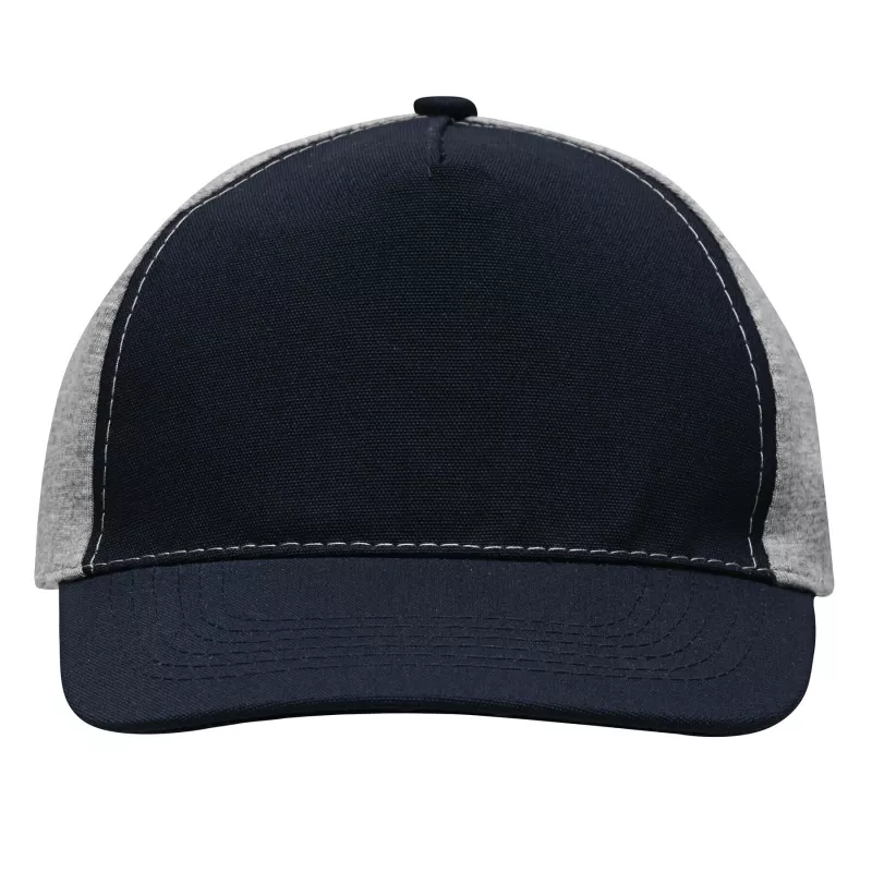 5 segmentowa czapka baseballowa - ciemnoniebieski, szary (56-0701602)