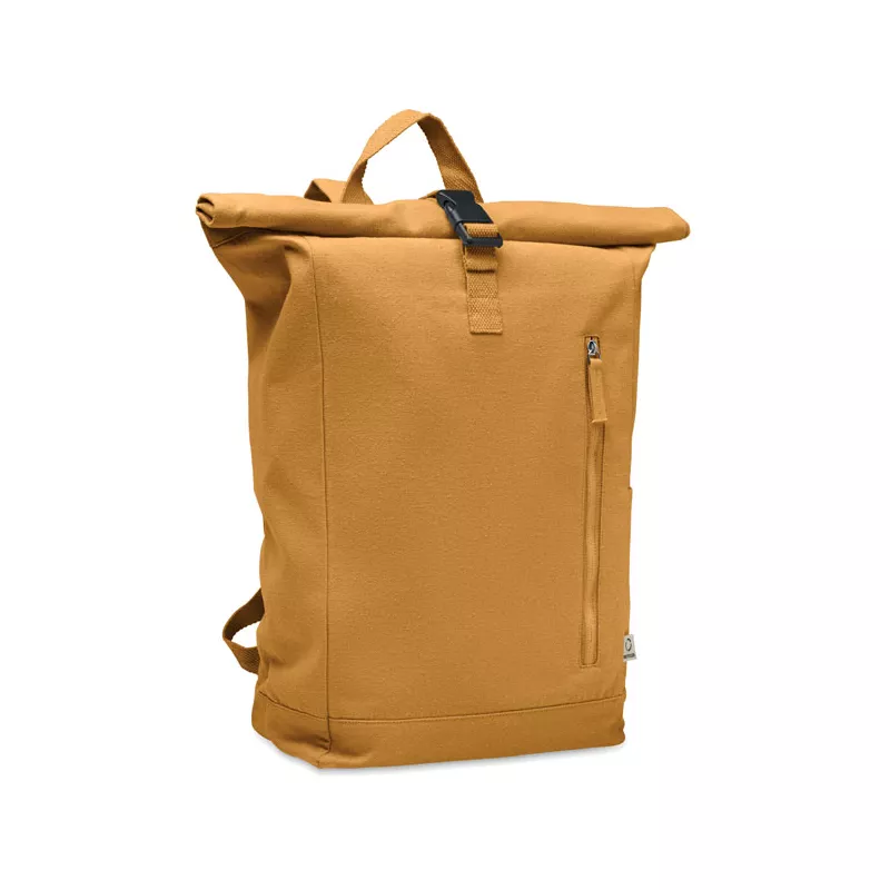 Plecak z bawełny z recyklingu 390 g/m² KAMET - Ochre (MO2552-78)