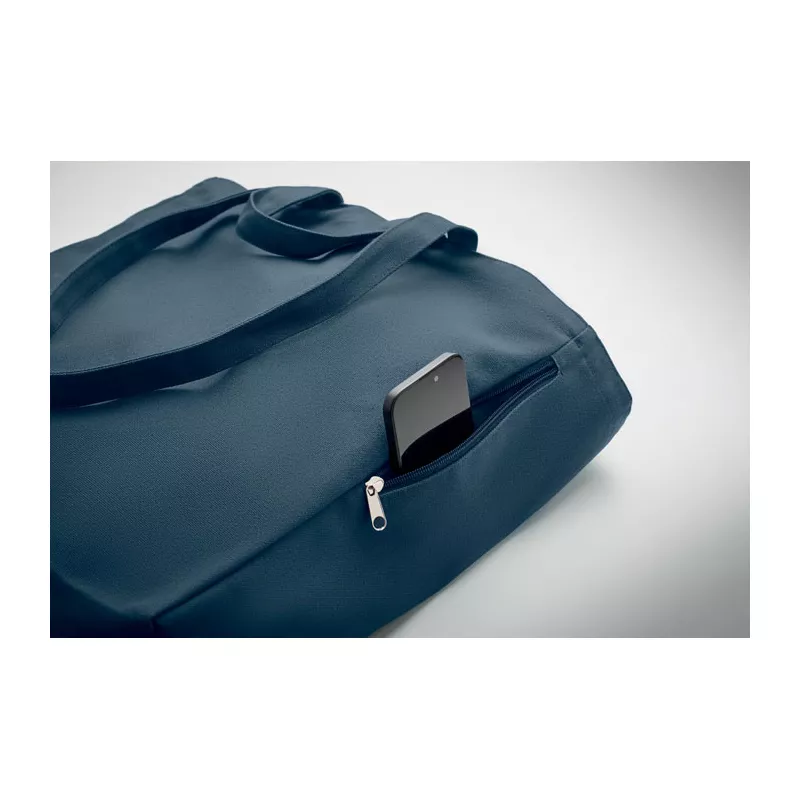 Torba na zakupy z recyklingu 380 g/m² GAVE COLOUR - Niebieski (MO2565-04)