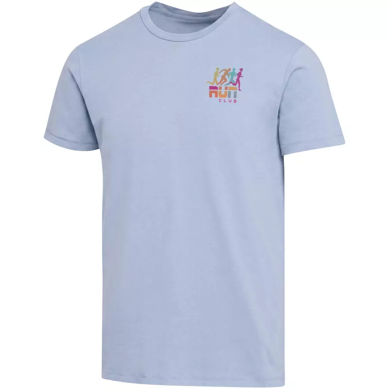 Balfour organiczna koszulka unisex o gramaturze 200 g/m² z krótkim rękawem i certyfikatem OCS - Niebieski mgła (39557-MISTBLUE)