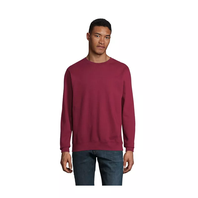 Bluza unisex bez kaptura 280 g/m² Sol's COLUMBIA - Burgundy (S03814-BG)