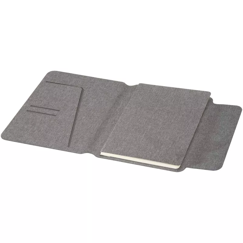 Andean portfolio A5 z recyklingu z certyfikatem RCS  - Szary (10799382)