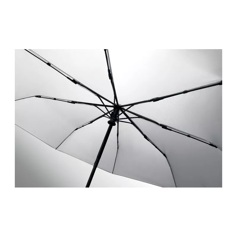 Parasol składany wiatroodporny 21" z RPET UMKRAB - Bialy (MO2692-06)