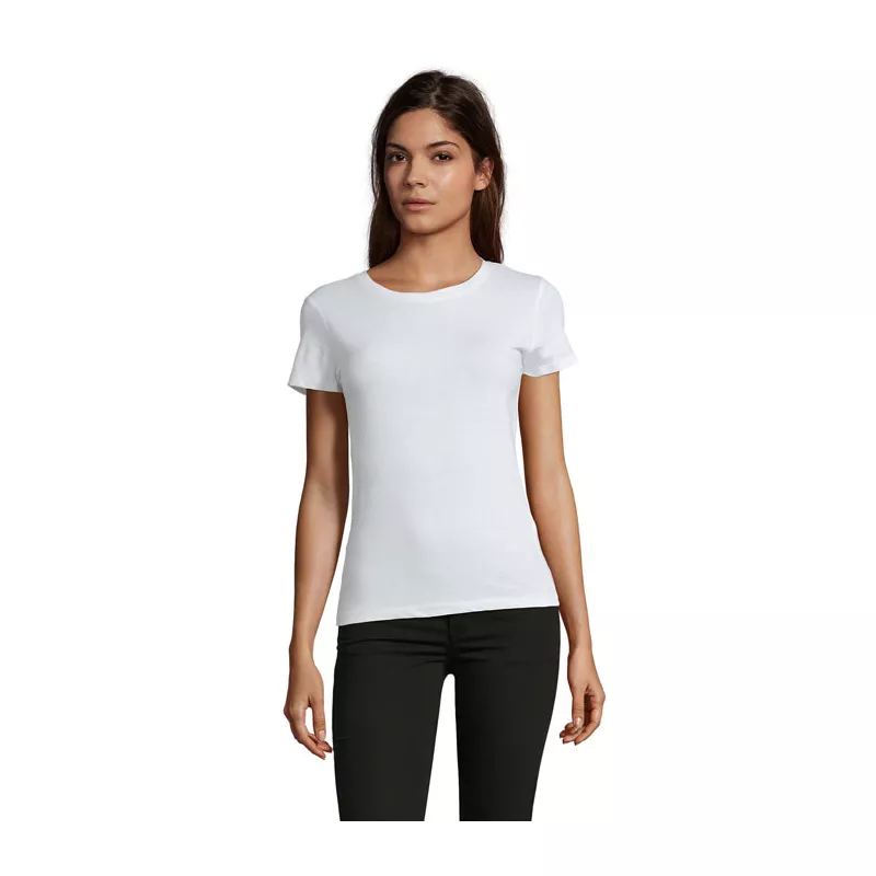 Koszulka damska 150 g/m² Sol's REGENT FIT WOMEN - Bialy (S02758-WH)