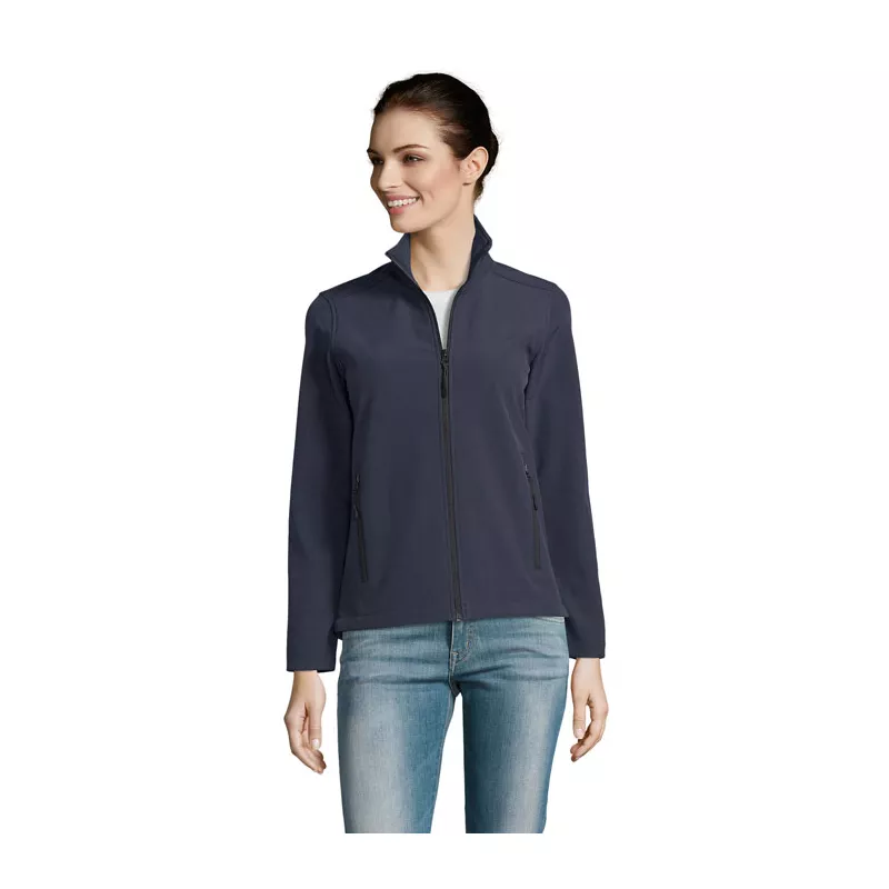 Kurtka softshell damska 2-warstwowa Sol's RACE WOMEN - French Navy (S01194-FN)