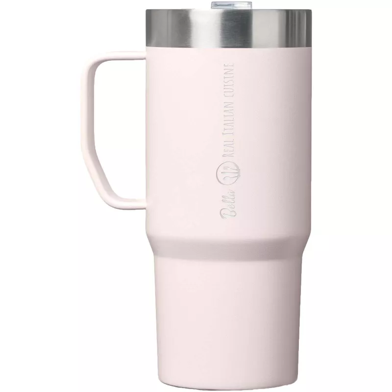 Termoizolowany kubek Stanley Everyday Suburban o pojemności 710 ml, wykonany z recyklingowanej stali nierdzewnej  - Jasnoróżowy (10098540)