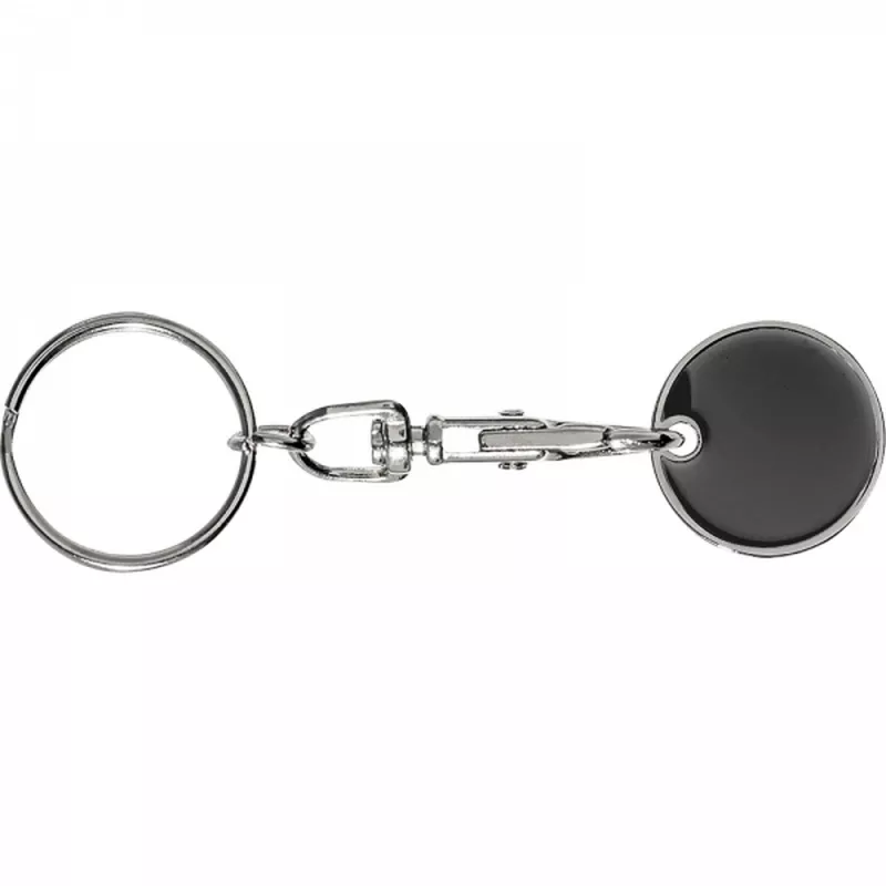 Brelok z żetonem NELLIE - czarny (9047703)